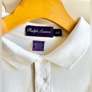Ralph Lauren Purple Label Mens  Polo Beije Shirt L